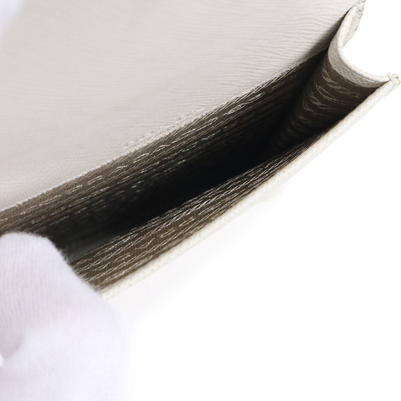 Prada Mobile Smartphone Case Crossbody Shoulder Bag Saffiano Leather White - Picture 2 of 7